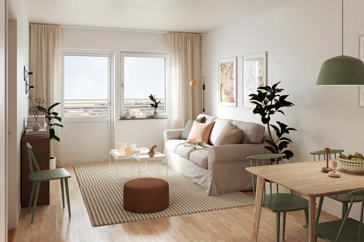 Hyreslägenhet på Kåge i kage