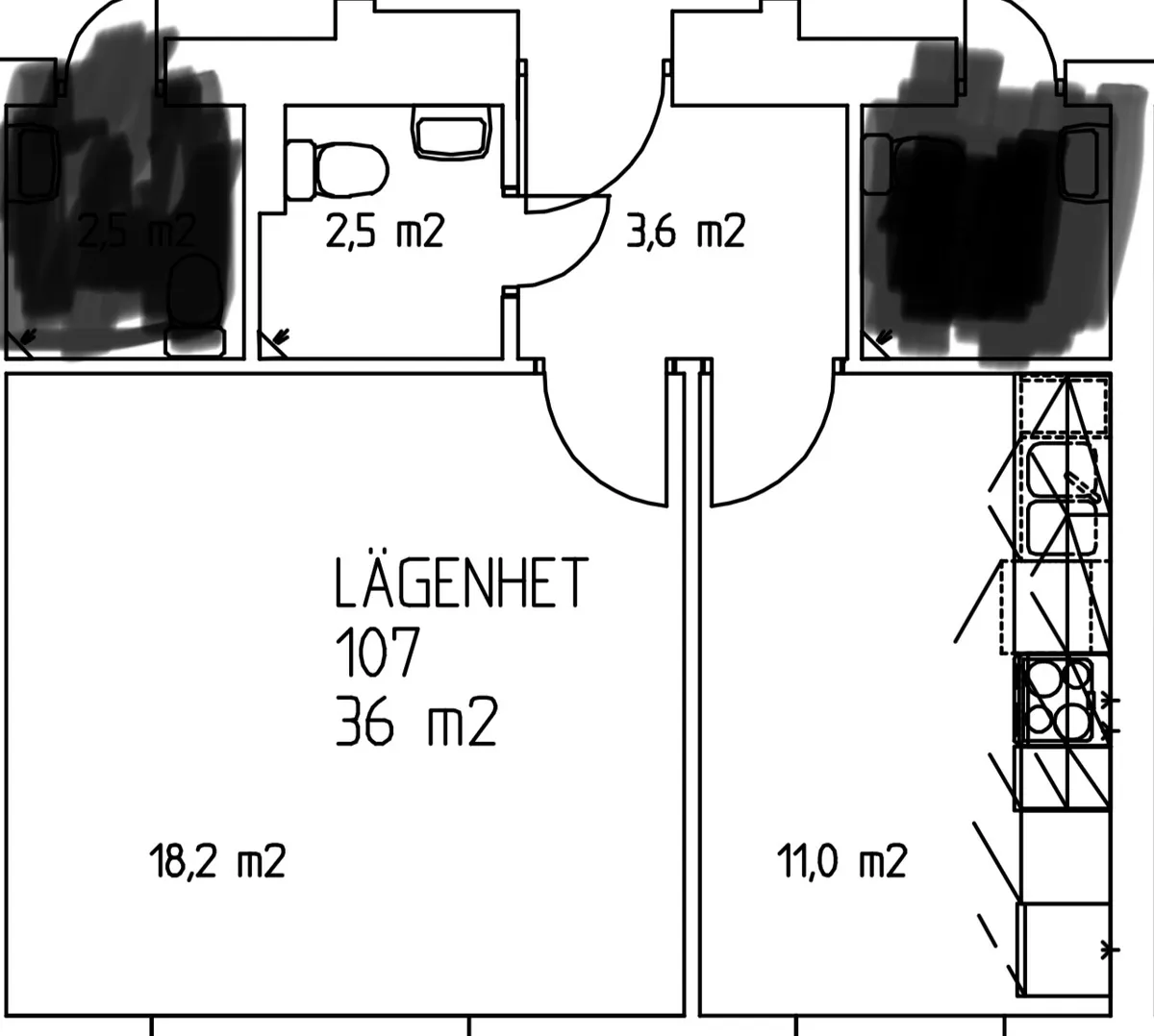 Hyreslägenhet på Karlavägen i Hästveda
