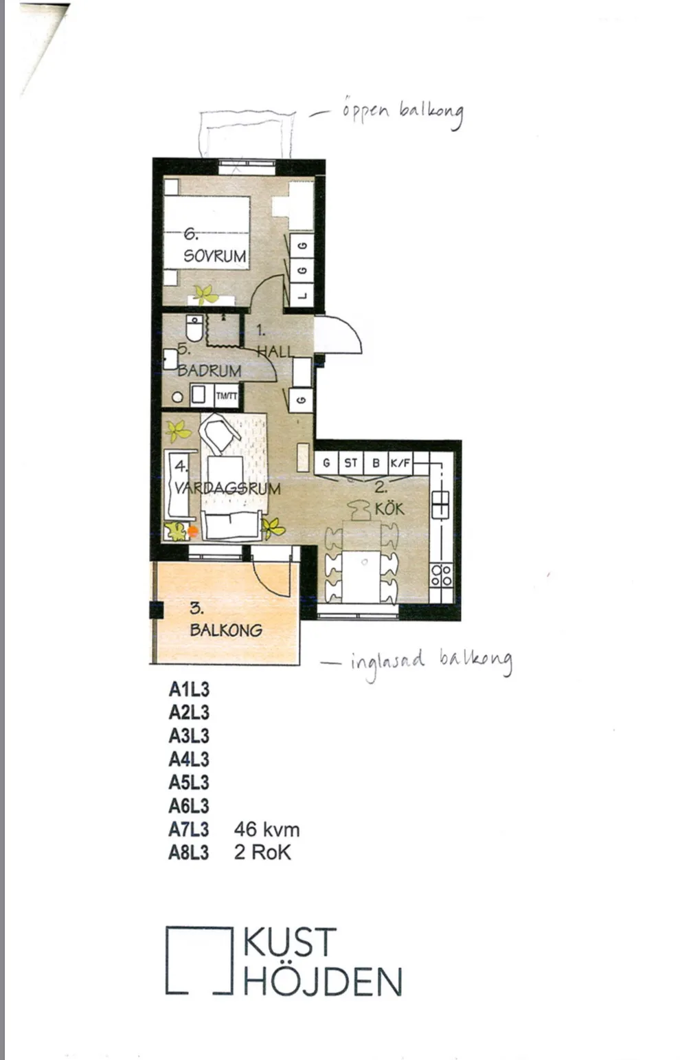 Hyreslägenhet på Örnsköldsvik i ornskoldsvik