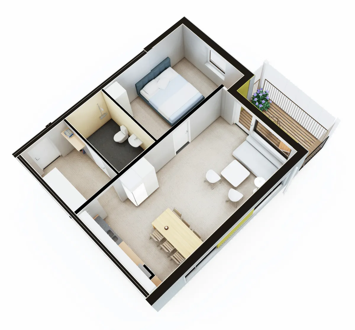 Hyreslägenhet på Skogsvägen i Tvärålund