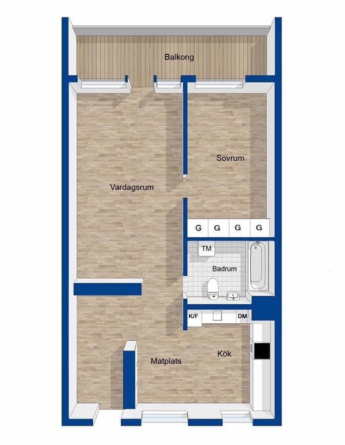 Hyreslägenhet på Hisings Kärra i hisings-karra