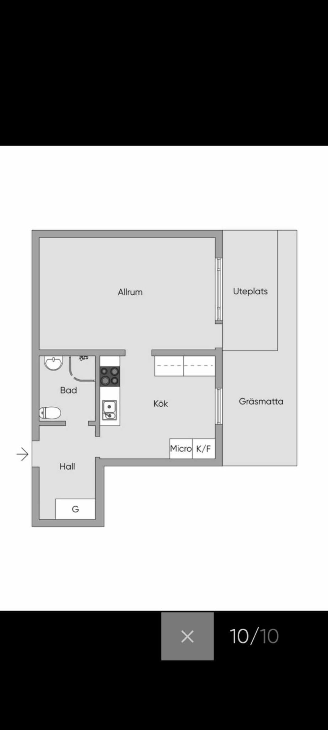 Hyreslägenhet på Märsta i marsta