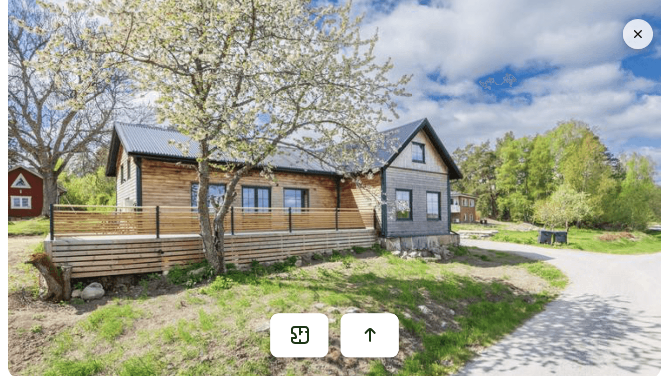 Hus på Skogshuggarvägen i Bro