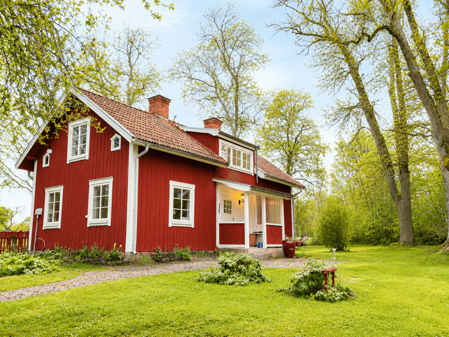 Parhus på Lagga-örby i Knivsta