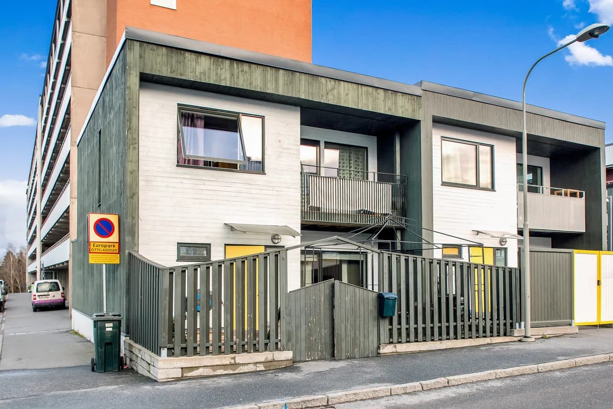 Radhus på Hjulsta backar i Spånga