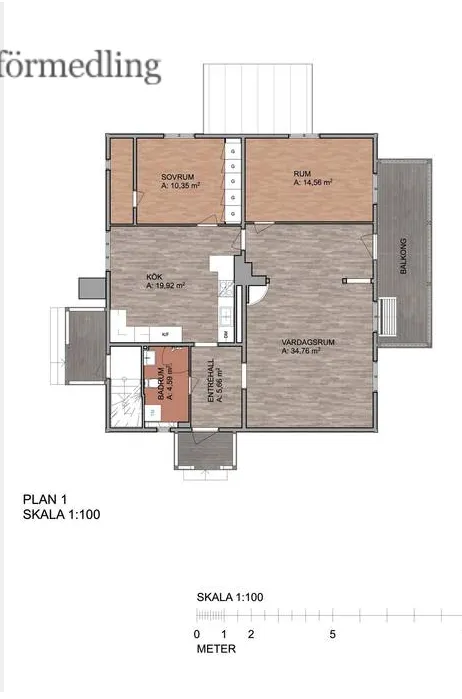 Hyreslägenhet på Deje i deje