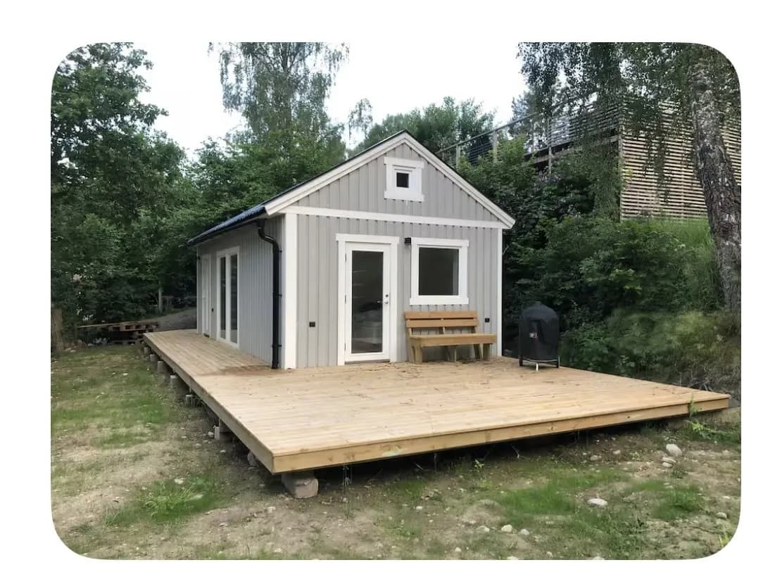 Hus på Lerhagavägen i Södertälje