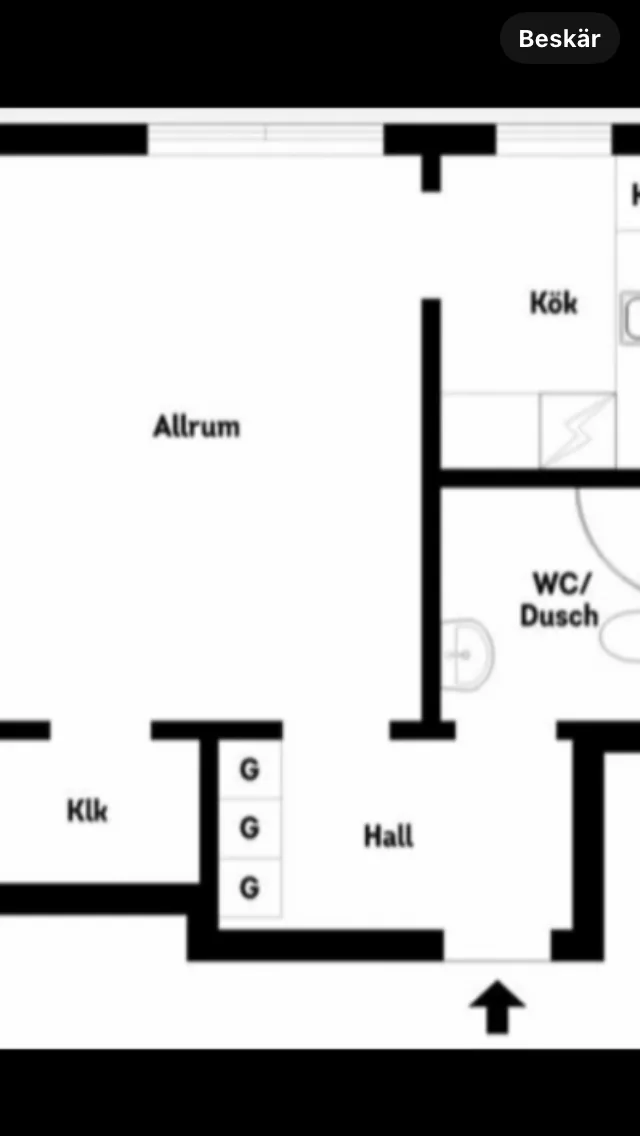 Lägenhet på Dalgatan i Södertälje