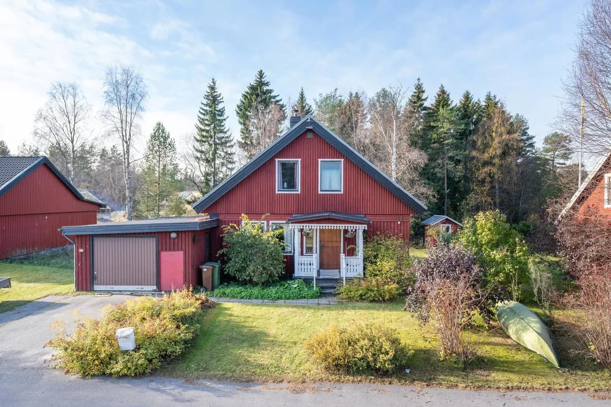 Hus på Kopparvägen i Umeå