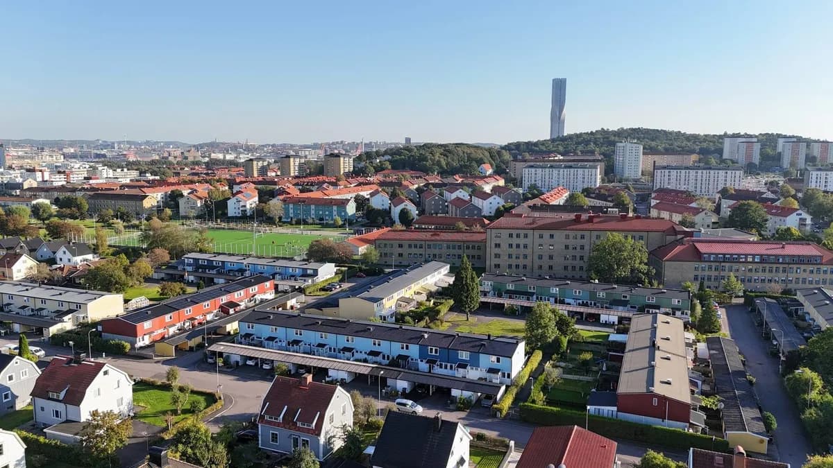 Radhus på Gamla Björlandavägen i Göteborg