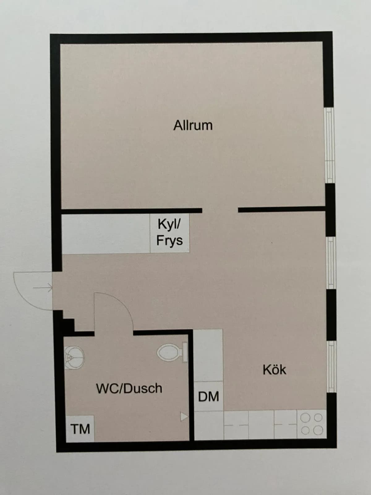 Hyreslägenhet på Tungelsta i tungelsta