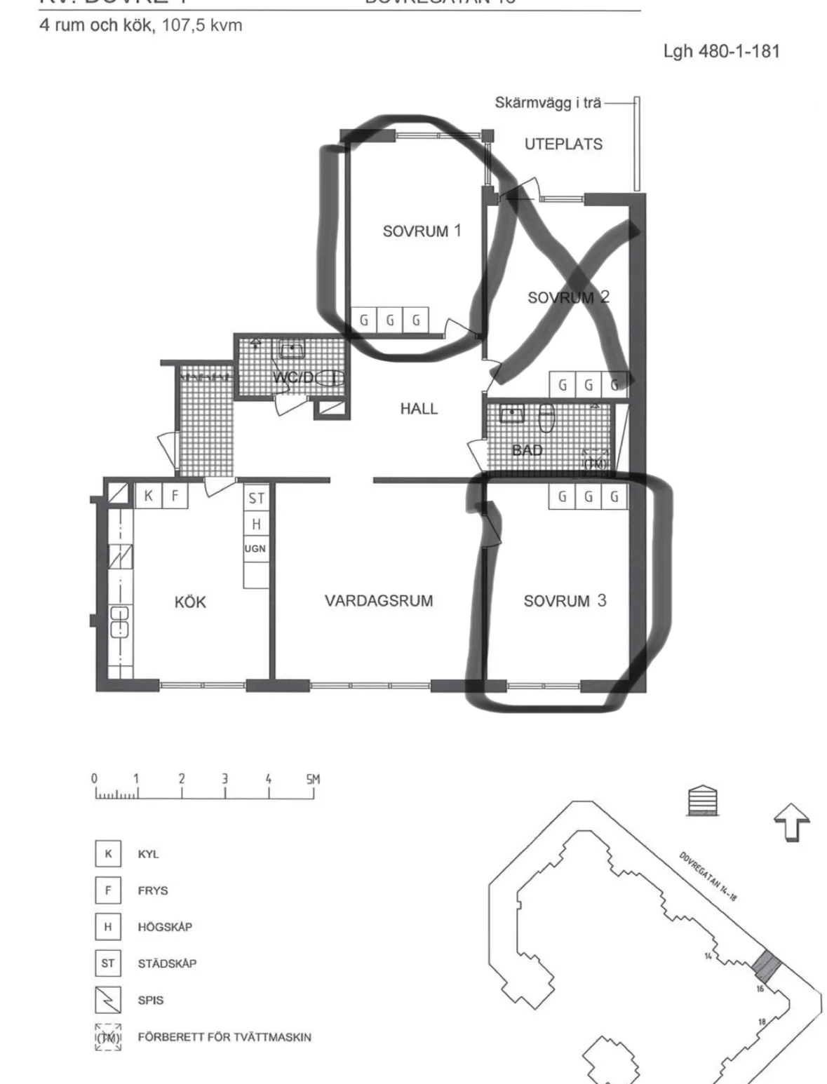 Hyreslägenhet på Kista i kista
