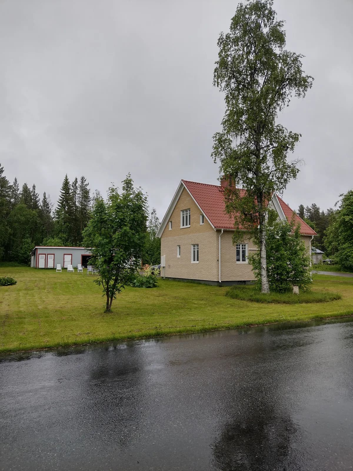 Hus på Stationsvägen i Blattnicksele