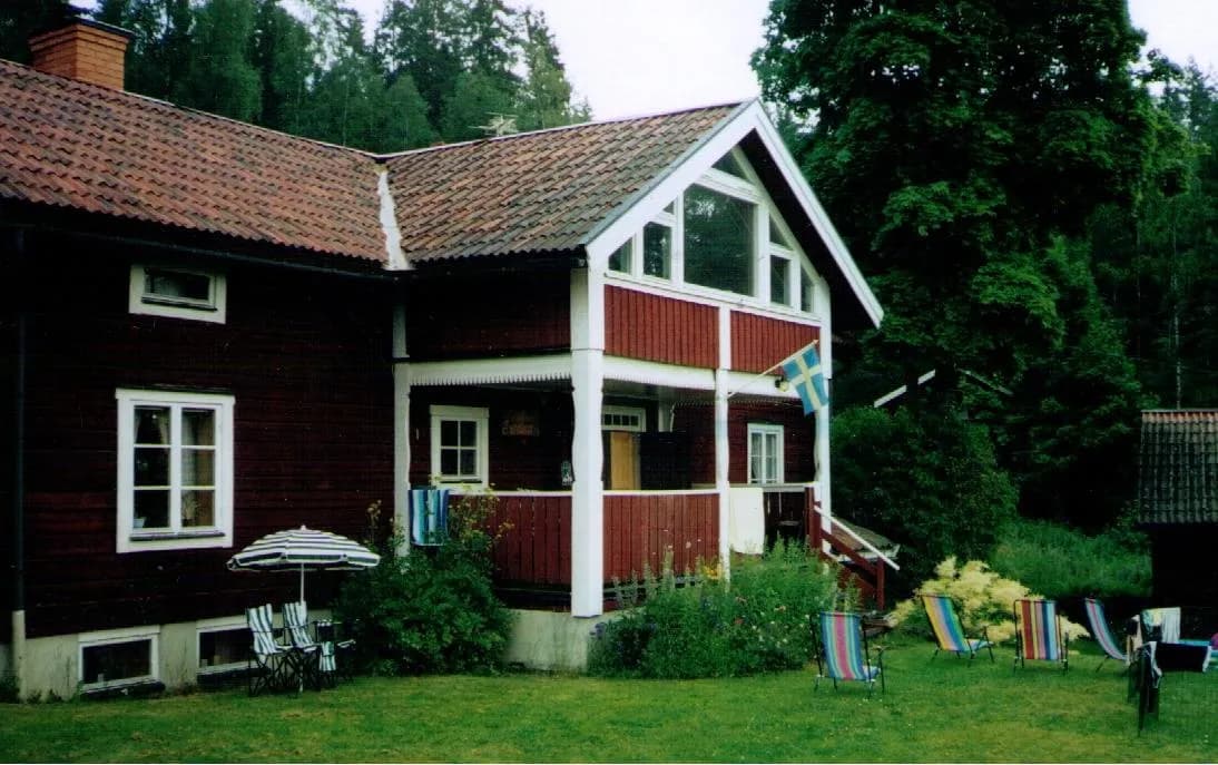 Stuga på Övre Larssveden i Bjursås