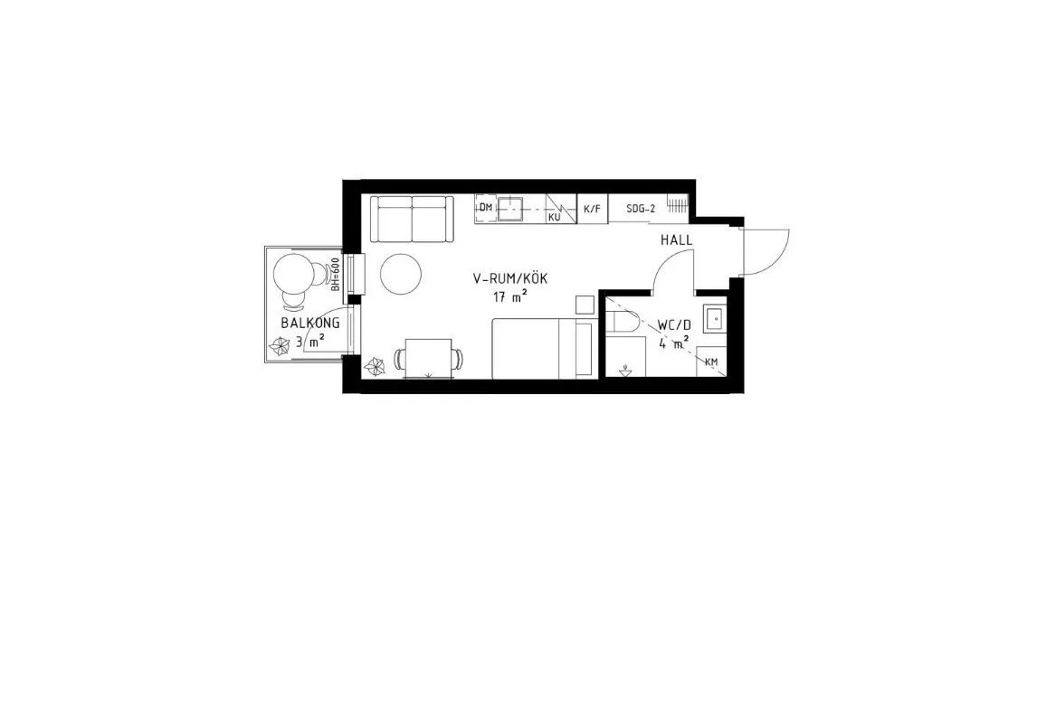 Hyreslägenhet på Danderyd i danderyd