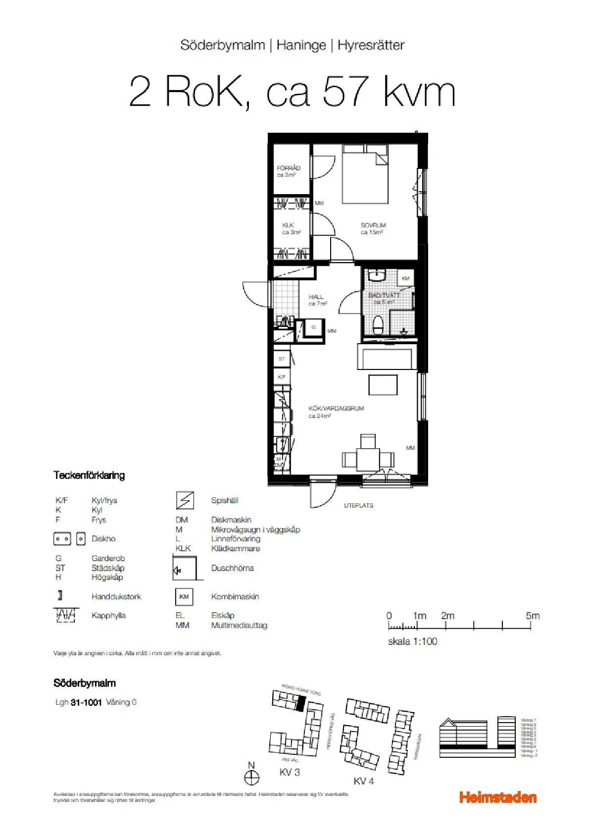 Hyreslägenhet på Handen i handen