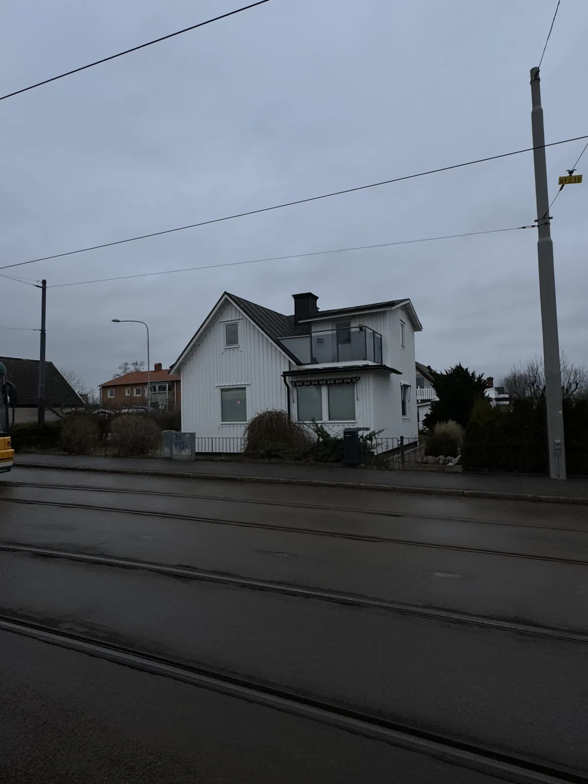 Hus på Taborsbergsvägen i Norrköping