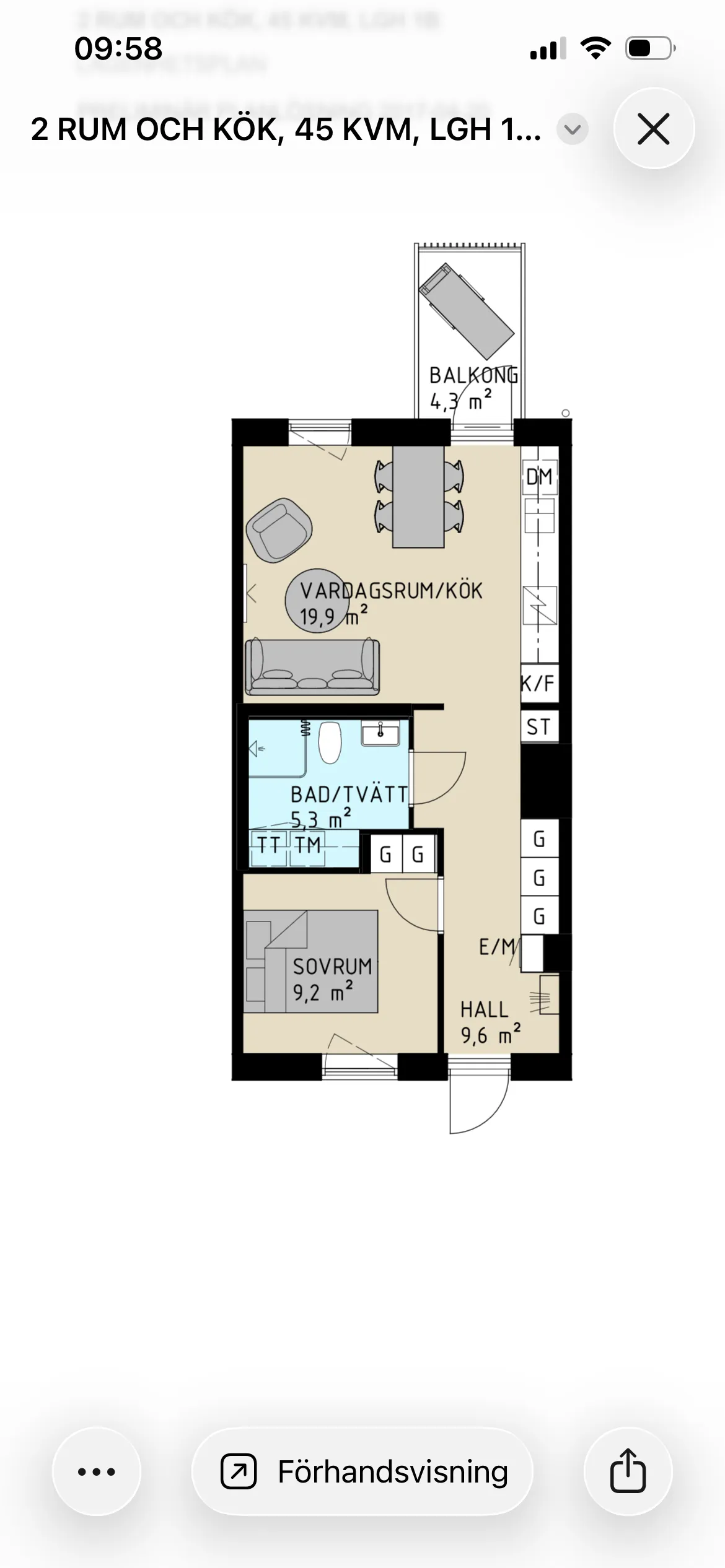 Hyreslägenhet på Mölndal i molndal