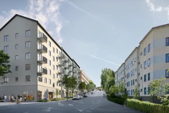 Hyreslägenhet på Bandhagen i bandhagen