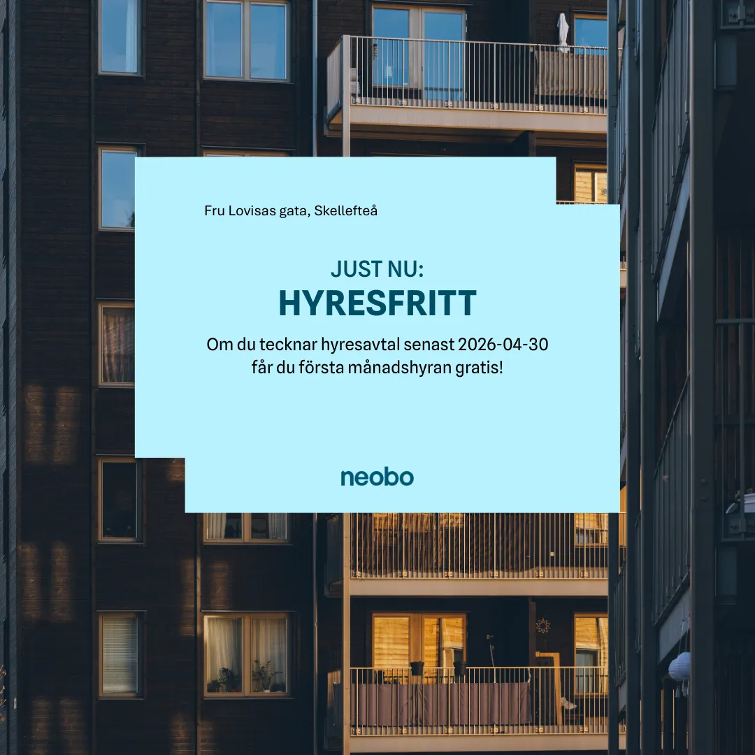 Hyreslägenhet på Skellefteå i skelleftea