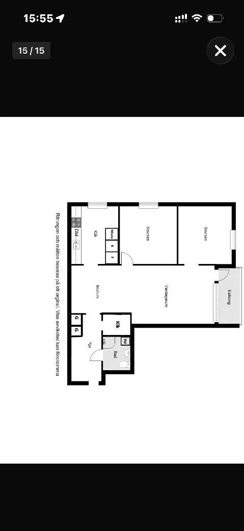 Hyreslägenhet på Kungsängen i kungsangen