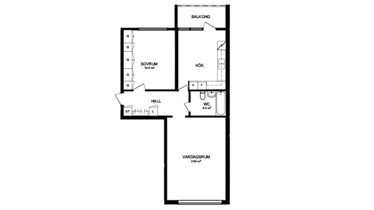 Hyreslägenhet på Västerås i vasteras