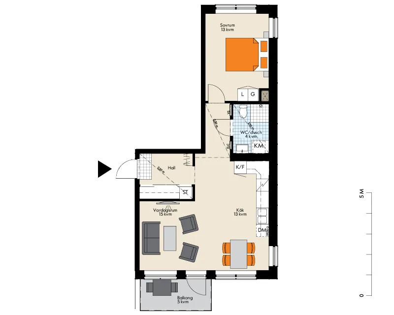 Hyreslägenhet på Västerås i vasteras