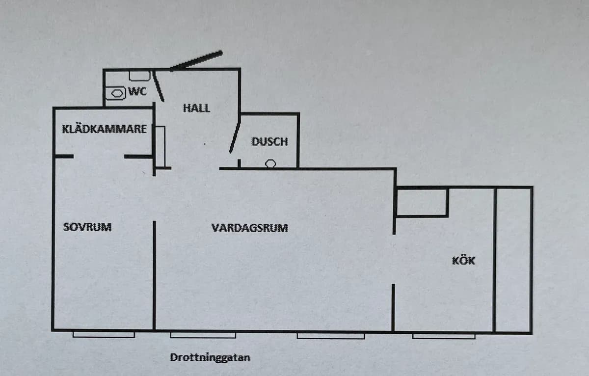 Hyreslägenhet på Kungsör i kungsor