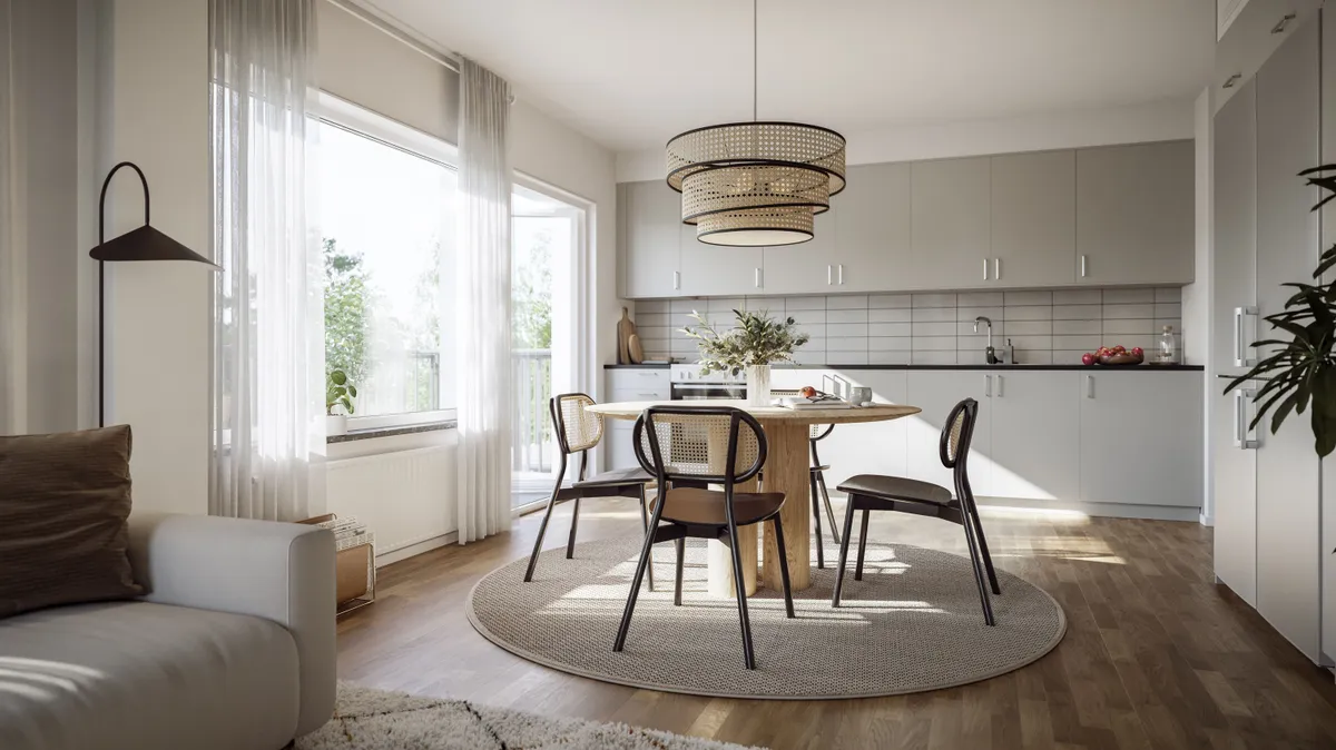 Hyreslägenhet på Skogås i skogas