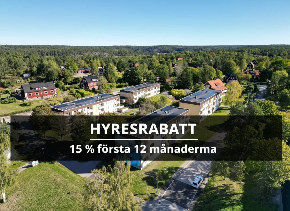 Hyreslägenhet på Gunnebo i gunnebo