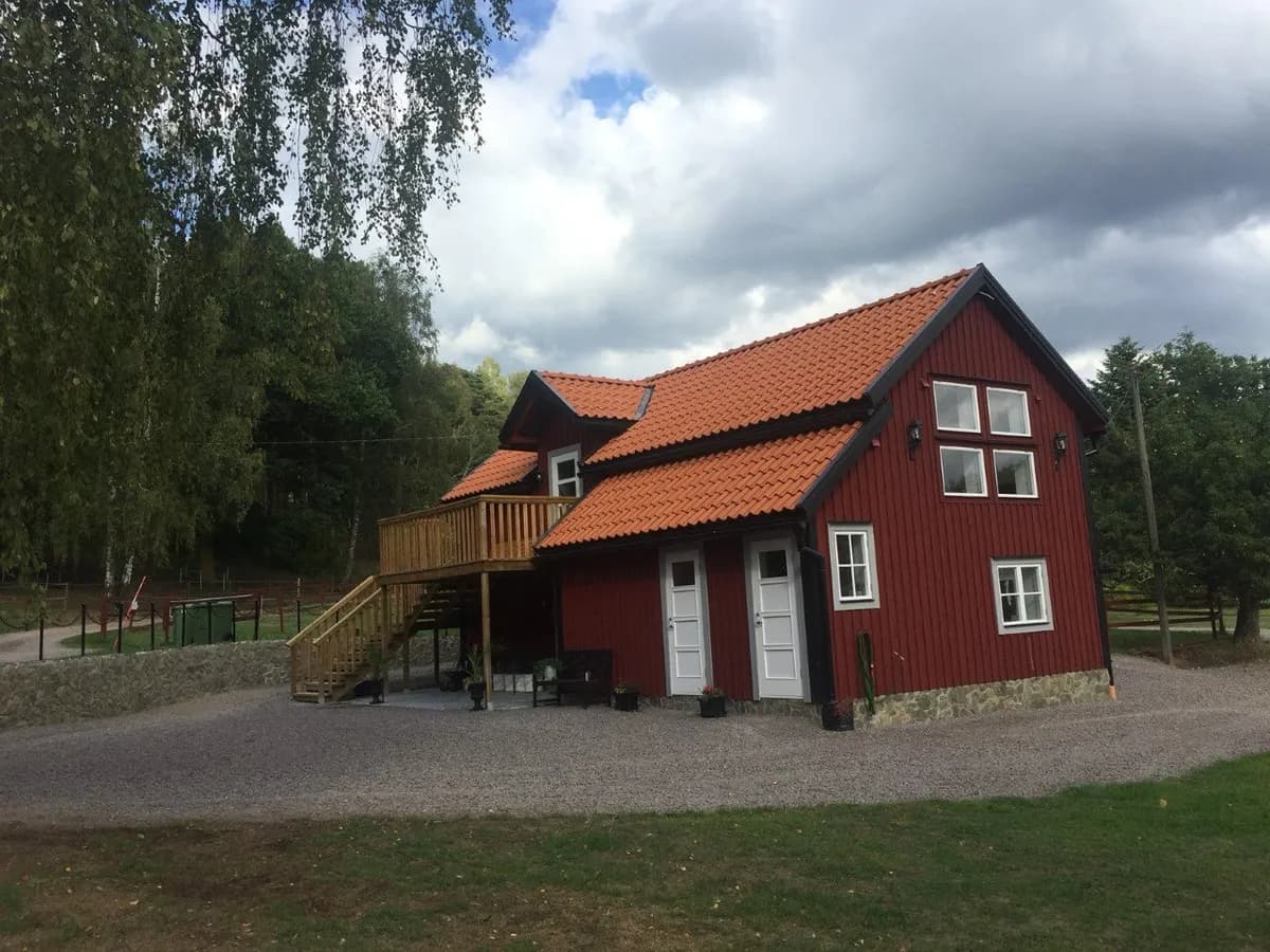 Stuga på Sandvik Herrgården i Vreta Kloster