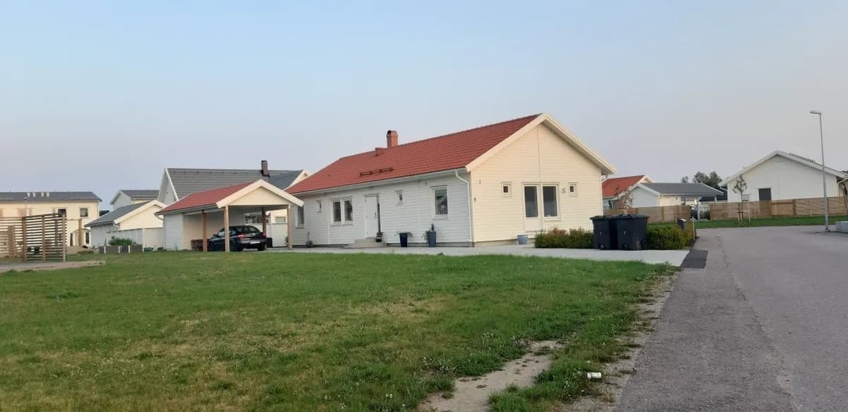 Hus på Lunsvägen i Kristianstad