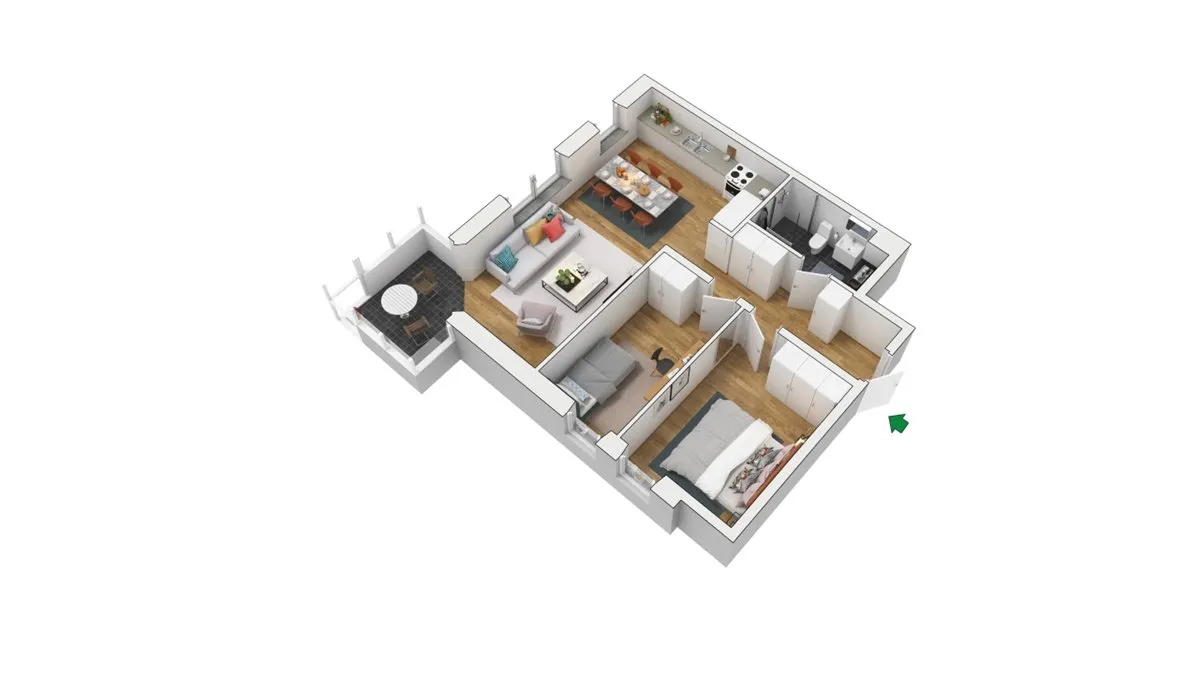 Hyreslägenhet på Falkenberg i falkenberg