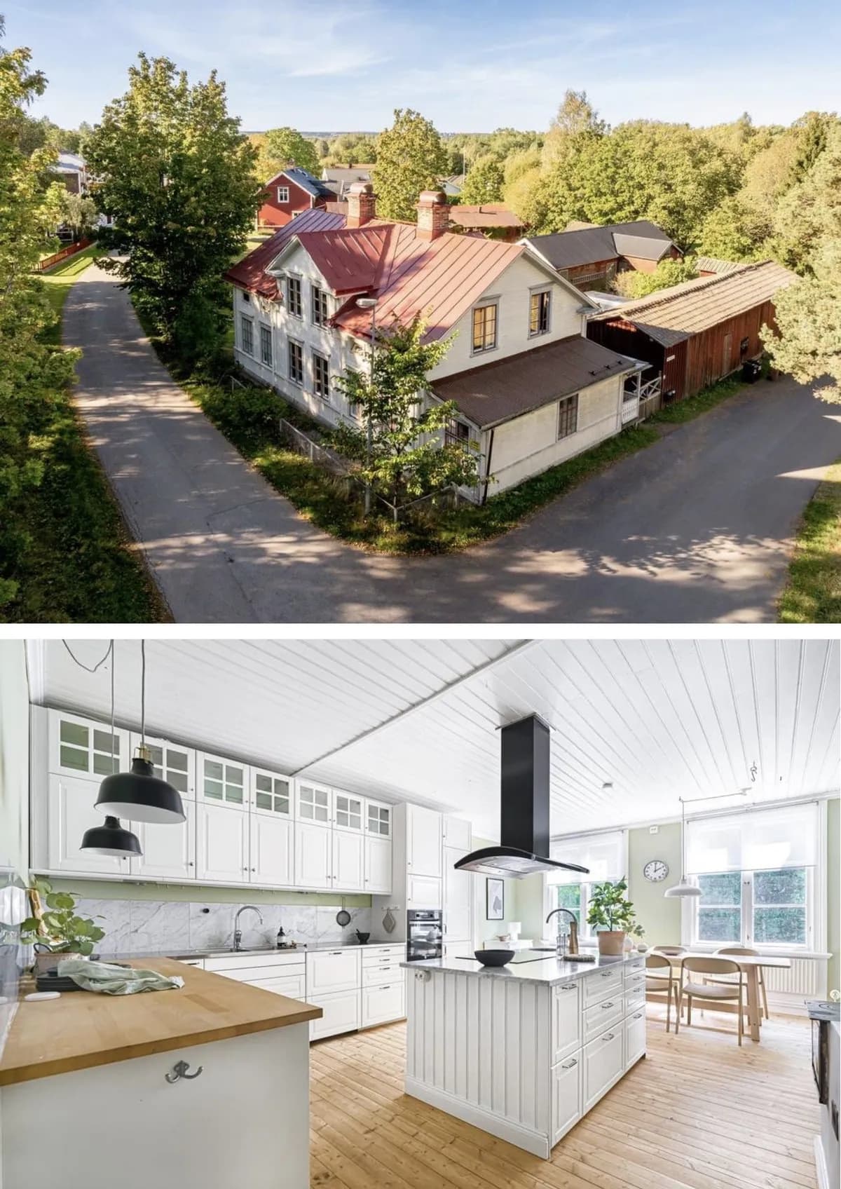 Hus på Normarksvägen i Gävle