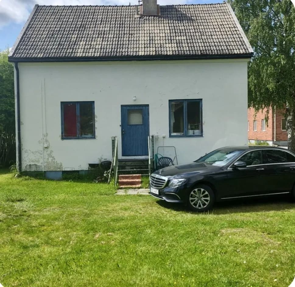 Hus på Centralgatan i Åsele