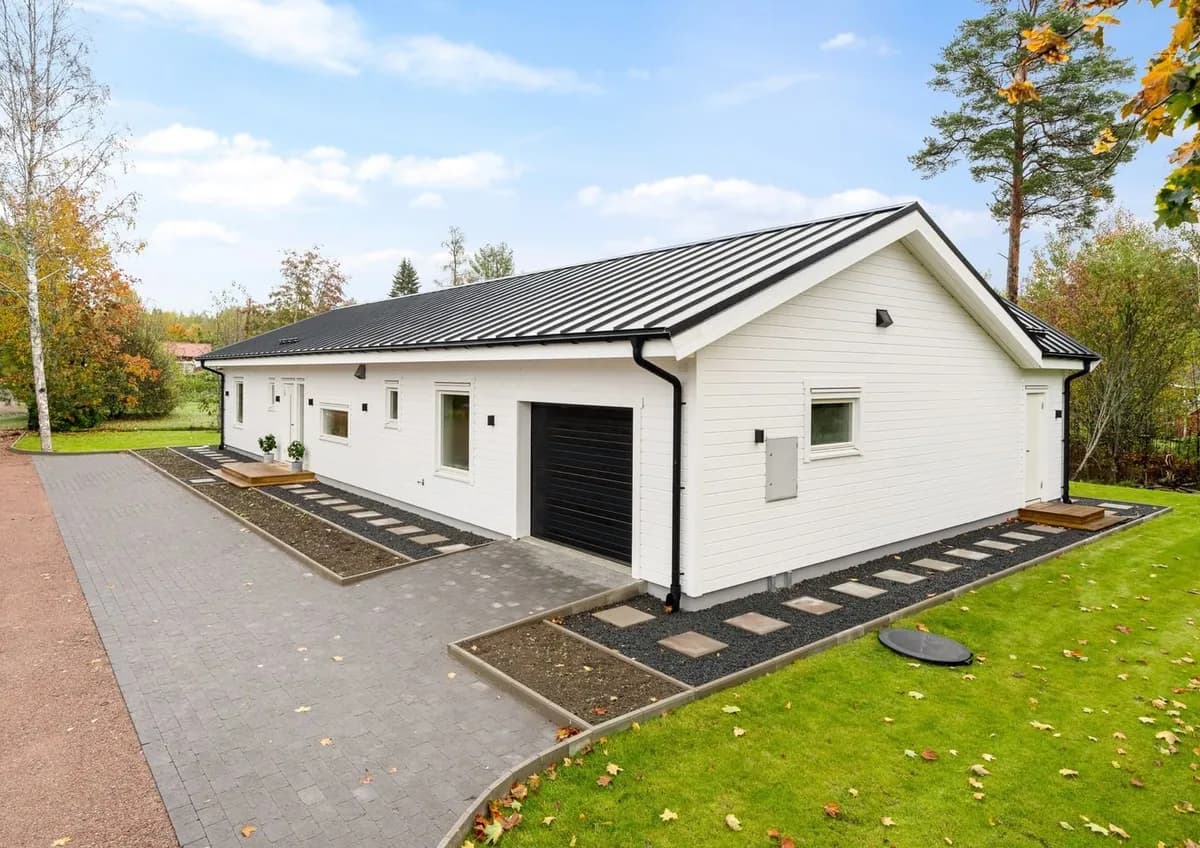 Hus på Kvickvägen i Kungsgården