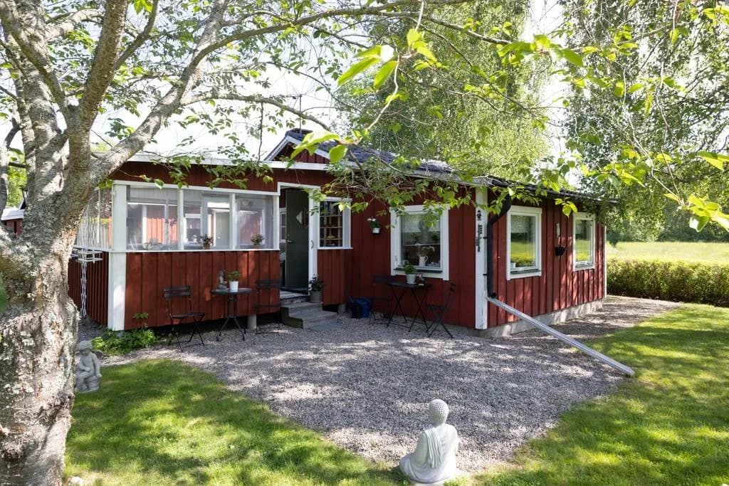 Stuga på Ostra hagvägen i Eskilstuna