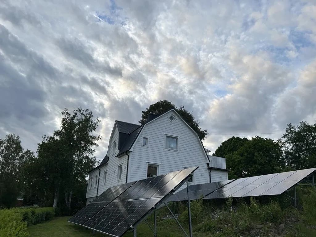 Hus på Rigstavägen i Söråker