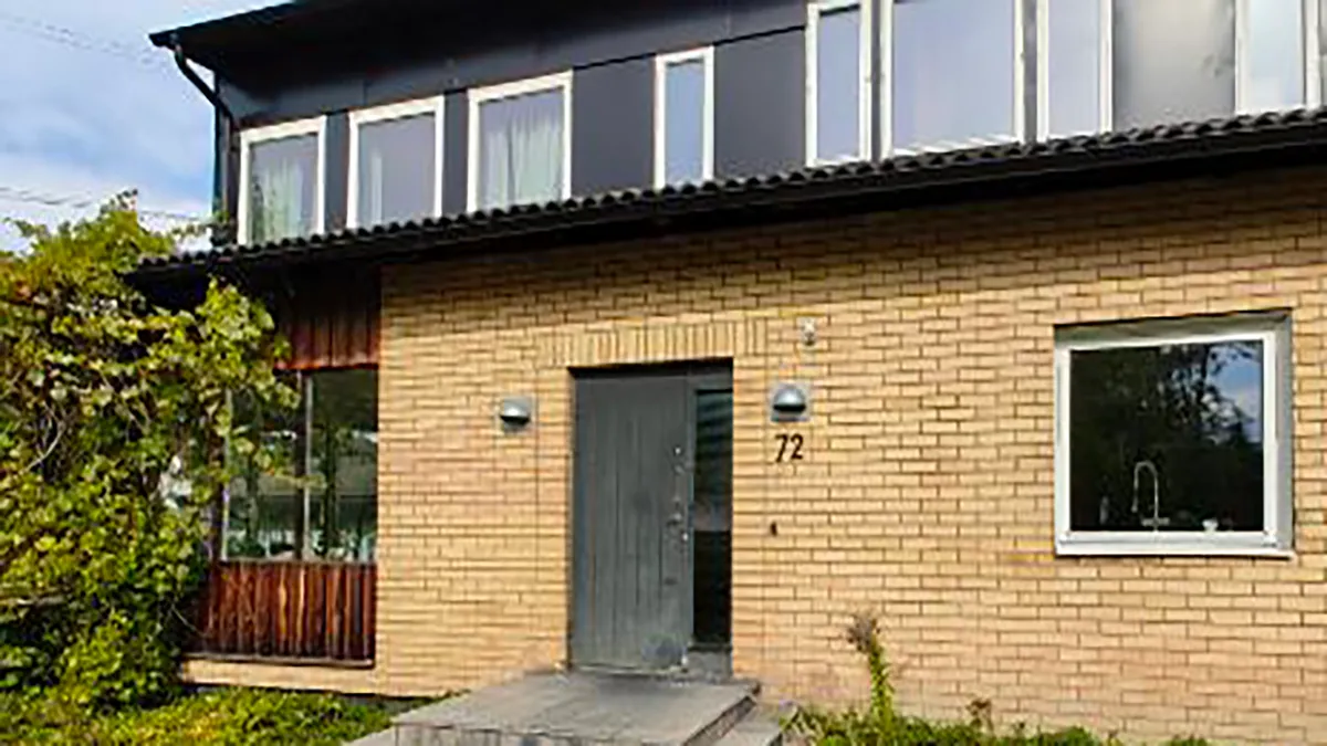 Hus på Långvretsvägen i Spånga