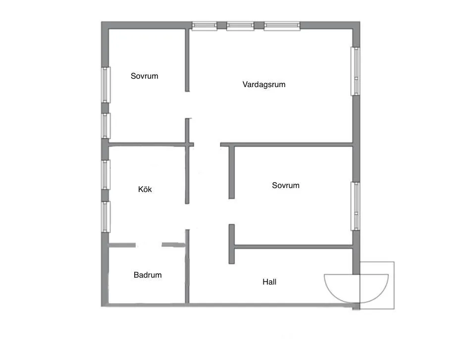 Hyresbostad på Kungsängen i kungsangen
