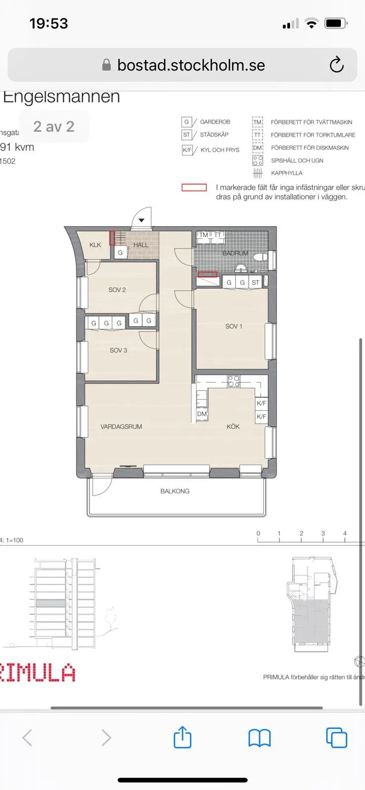 Hyreslägenhet på Bromma i bromma