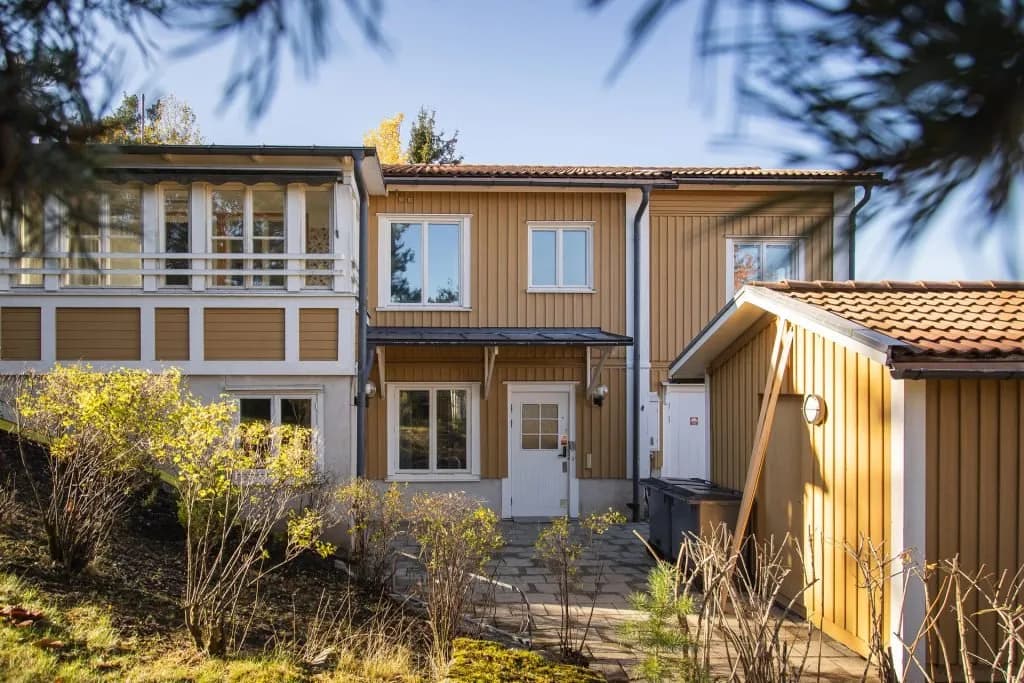 Hus på Kavlevägen i Huddinge