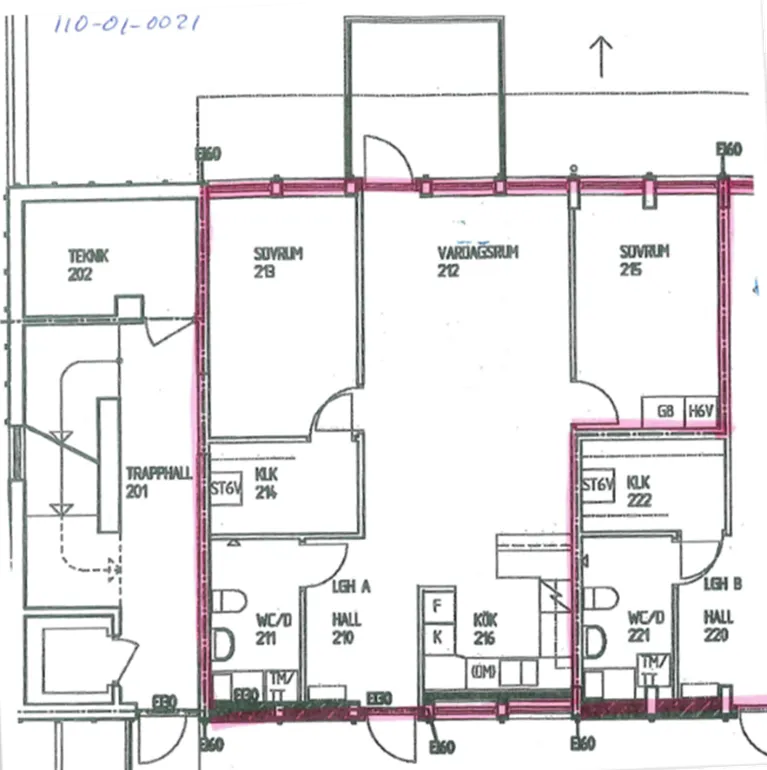 Hyreslägenhet på Lessebo i lessebo