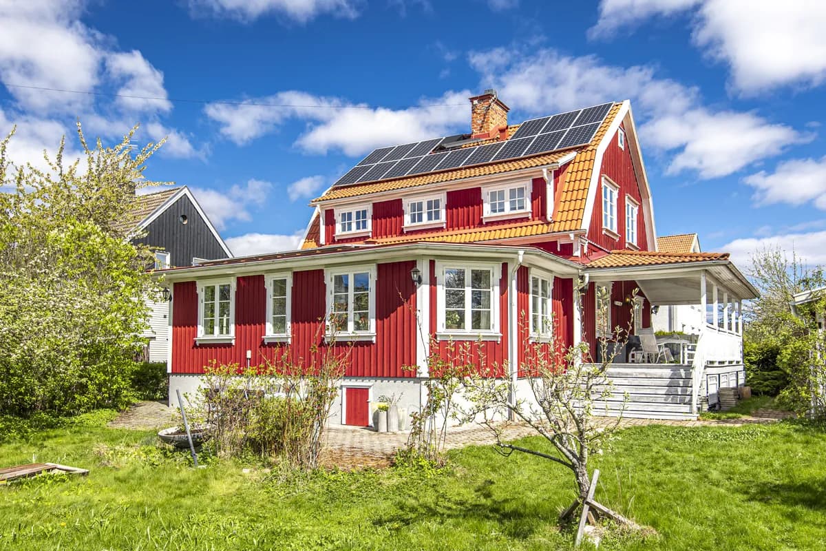 Hus på Stenkilsgatan i Eskilstuna