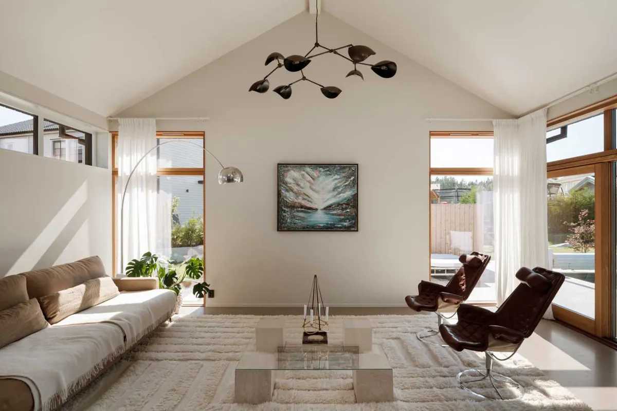 Hus på Ryttartorpsvägen i Uppsala