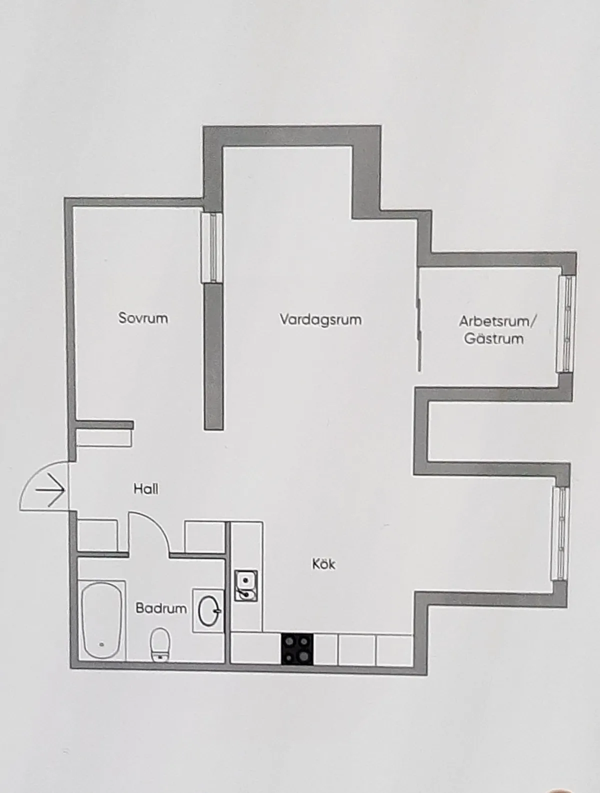 Hyreslägenhet på Falun i falun