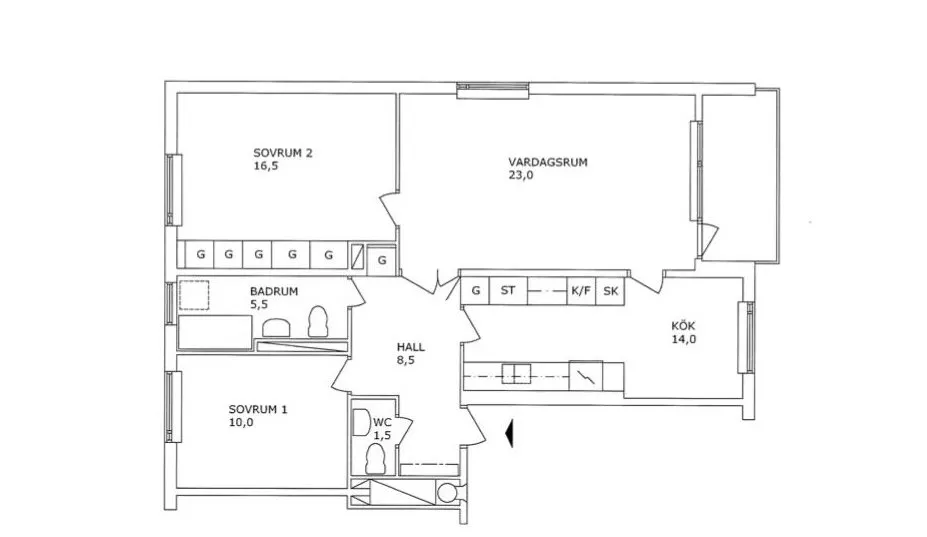 Hyreslägenhet på Norsborg i norsborg