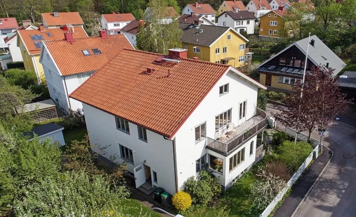 Hus på Egmontsgatan i Göteborg