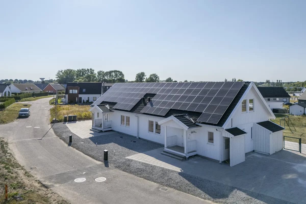 Parhus på Rosentorpsvägen i Oxie