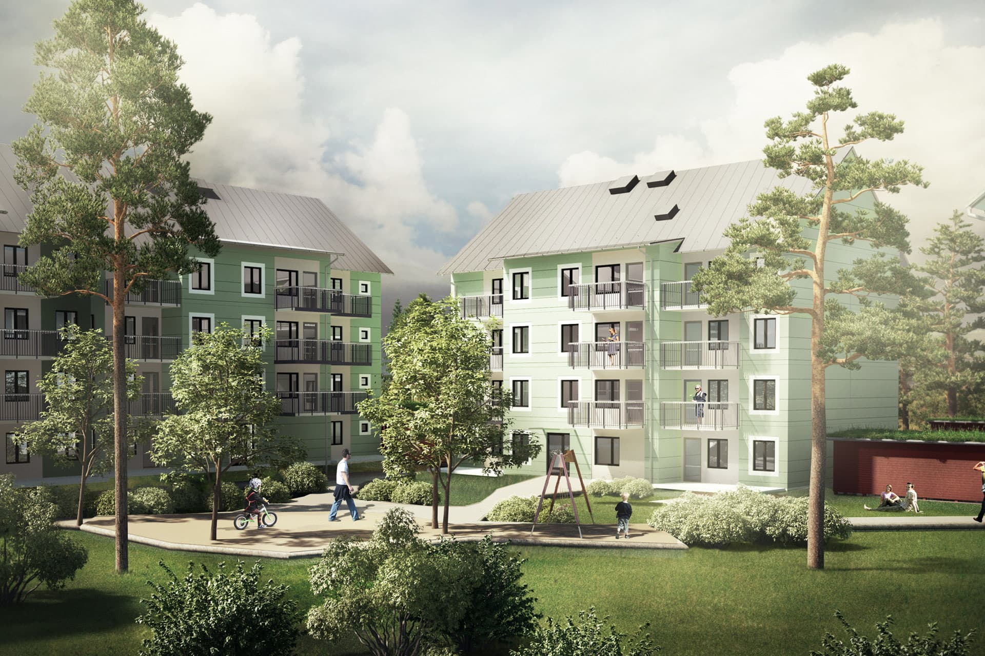 Hyreslägenhet på Hässelby i hasselby